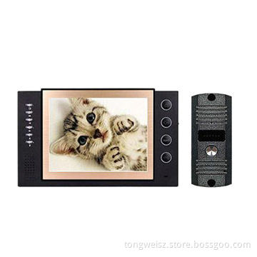 Video Door Phone, Wired TFT LCD Screen, Support Recording Function, Export from China Factory
